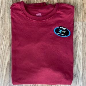 NWT Hanes Red Long Sleeve X-Temp Tee